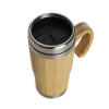 Caneca bambu/inox 450ml personalizada