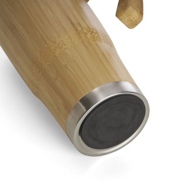 Caneca bambu/inox 450ml personalizada