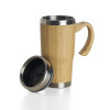Caneca bambu/inox 450ml personalizada
