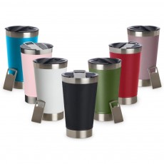 Copo térmico 500Ml com abridor personalizado