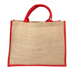 Sacola de juta personalizada