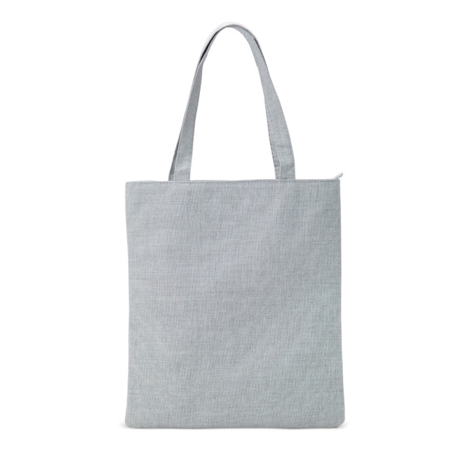 Sacola em nylon 37,5x32,5cm com zíper personalizada