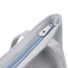 Sacola em nylon 37,5x32,5cm com zíper personalizada