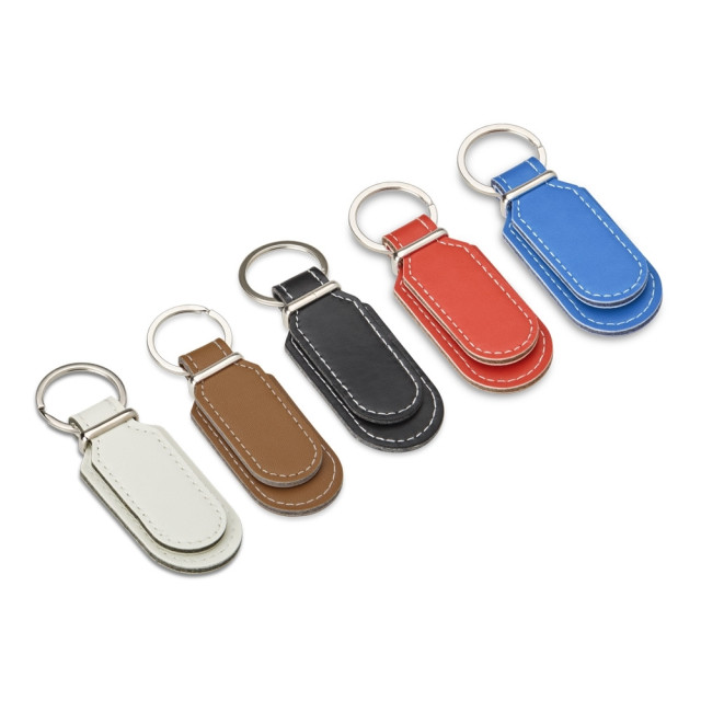 Chaveiro couro sintético personalizado