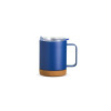 Caneca térmica aço inox/cortiça 330ml personalizada