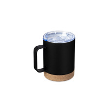 Caneca térmica aço inox/cortiça 330ml personalizada