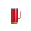 Caneca térmica aço inox/cortiça 500ml personalizada