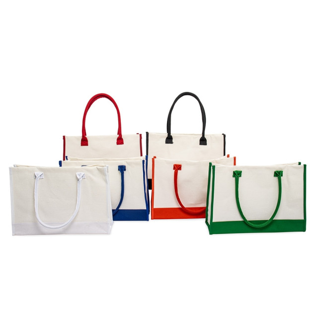 Sacola em lona 474g/m² 42,5x30cm personalizada