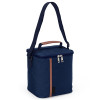 Bolsa térmica nylon e couro sintético 8 litros personalizada