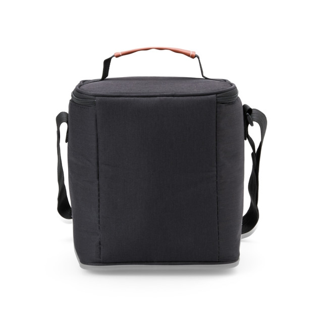 Bolsa térmica nylon e couro sintético 8 litros personalizada