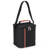 Bolsa térmica nylon e couro sintético 8 litros personalizada