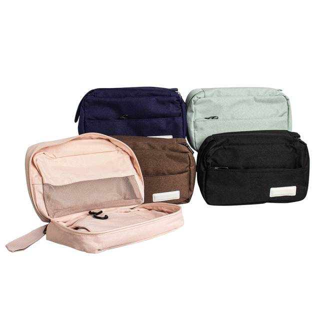 Necessaire poliester 3 compartimentos personalizada