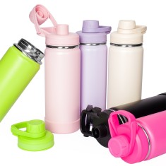 Garrafa térmica com base silicone 550ml personalizada