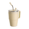 Caneca térmica com canudo 600ml personalizada
