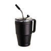 Caneca térmica com canudo 600ml personalizada