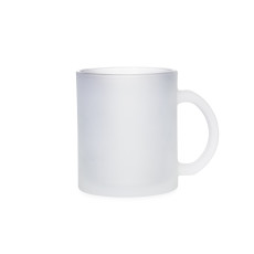 Caneca de vidro fosco 350ml personalizada