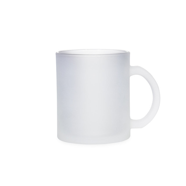 Caneca de vidro fosco 350ml personalizada