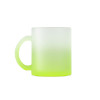 Caneca de vidro degradê fosco 350ml personalizada