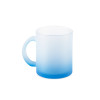 Caneca de vidro degradê fosco 350ml personalizada