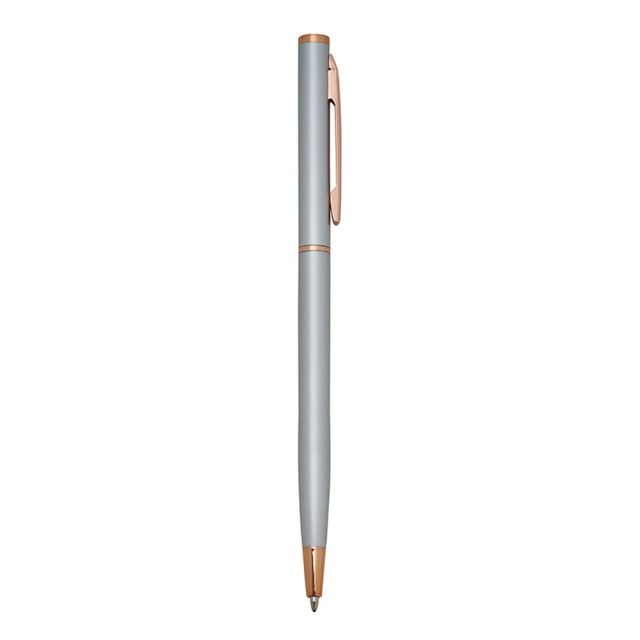 Caneta metal slim gold personalizada