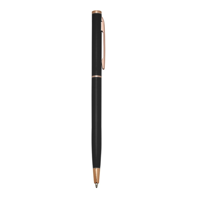 Caneta metal slim gold personalizada