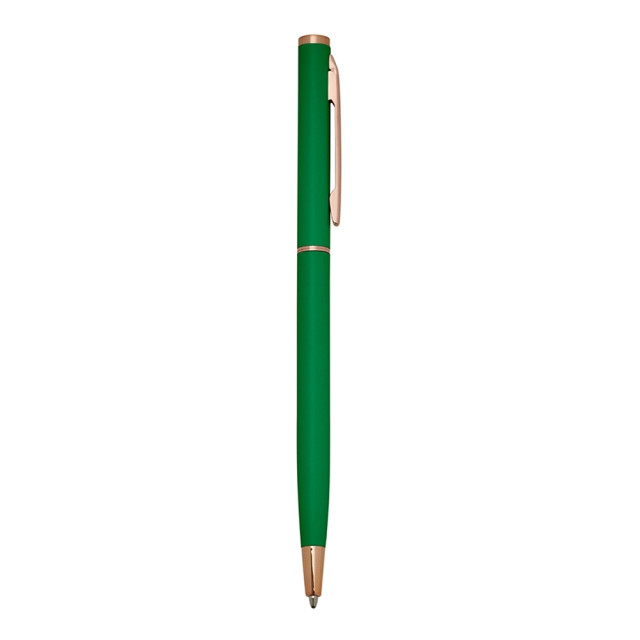 Caneta metal slim gold personalizada
