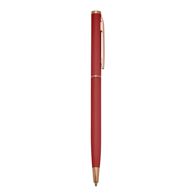 Caneta metal slim gold personalizada