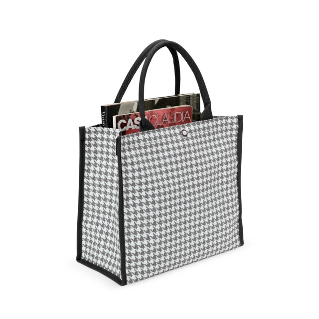 Sacola em poliéster estampado personalizada