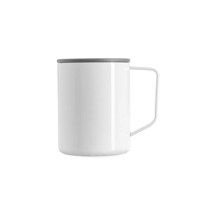 Caneca inox brilho parede dupla 270ml personalizada