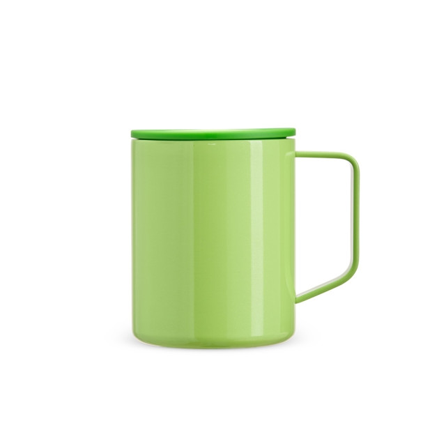 Caneca inox brilho parede dupla 270ml personalizada
