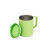 Caneca inox brilho parede dupla 270ml personalizada