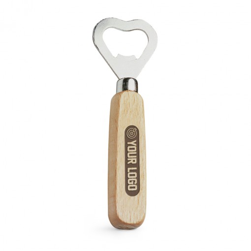 Abridor De Garrafas Metal E Madeira Personalizado Abridor De Garrafas Metal E Madeira Personalizado