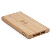 Bateria Power Bank 5.000 Mah Em Bambu Personalizado Bateria Power Bank 5.000 Mah Em Bambu Personalizado