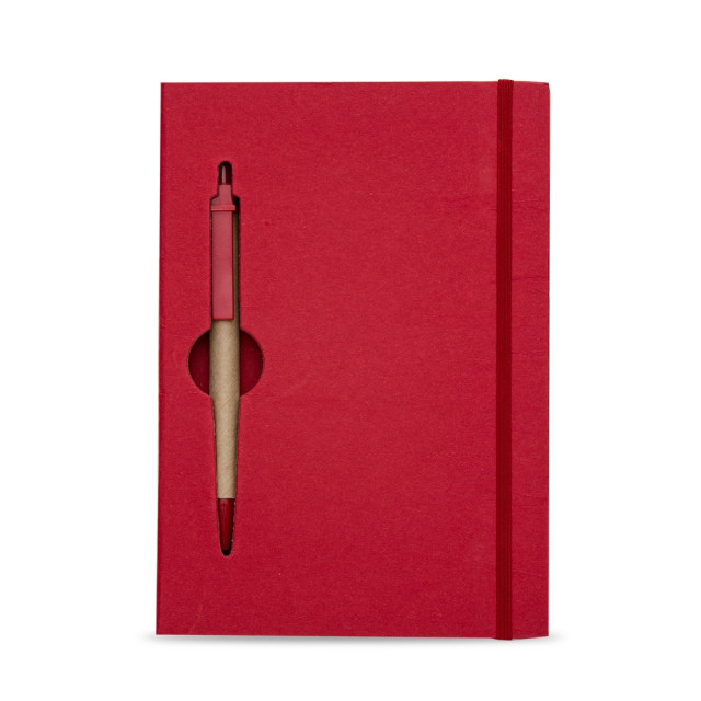 Bloco de anotações eco com caneta personalizado