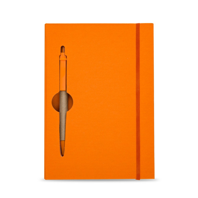 Bloco de anotações eco com caneta personalizado