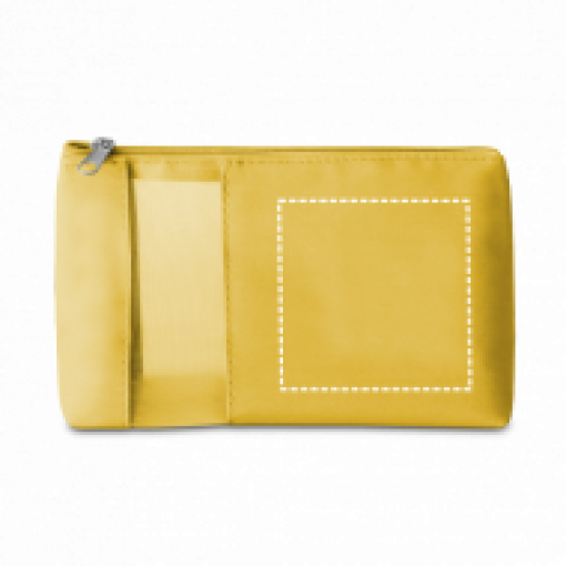 Necessaire com visor em tela personalizada Necessaire com visor em tela personalizada
