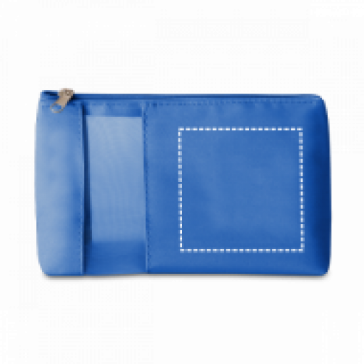 Necessaire com visor em tela personalizada Necessaire com visor em tela personalizada
