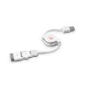 Cabo Usb Retrátil 3 Em 1 Personalizado Cabo Usb Retrátil 3 Em 1 Personalizado
