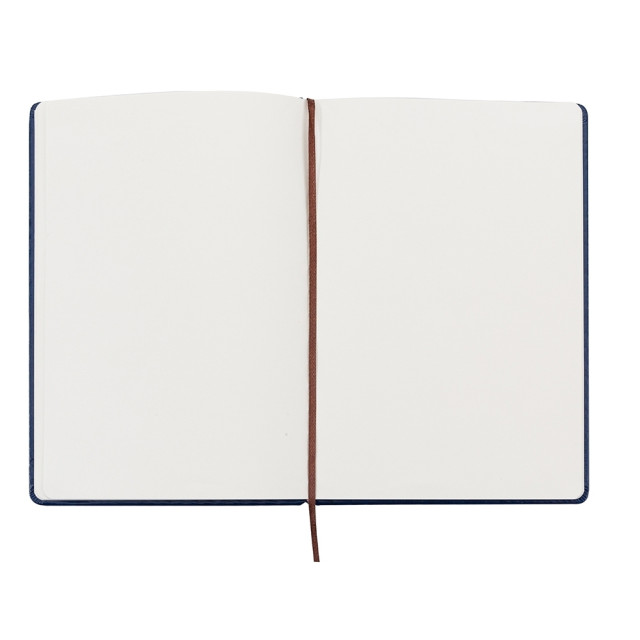 Caderneta Tipo Moleskine De Couro Sintético Personalizada