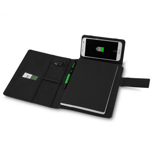 Caderno De Anotações Com Powerbank Indução Personalizado Caderno De Anotações Com Powerbank Indução Personalizado