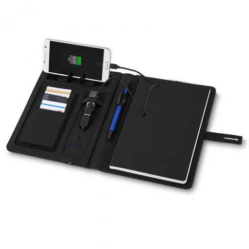 Caderno De Anotações Com Powerbank Indução Personalizado Caderno De Anotações Com Powerbank Indução Personalizado