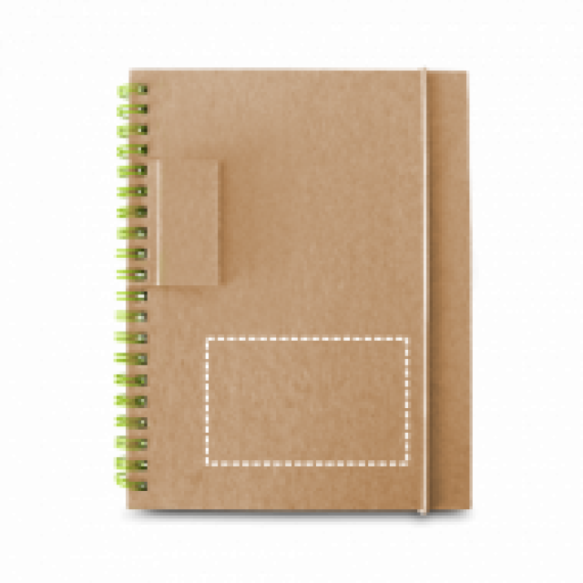 Caderno Garden Com Logo