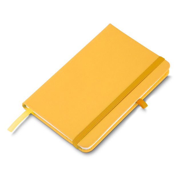 Caderno capa emborrachada estilo moleskine personalizado