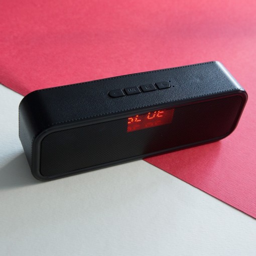 Caixa De Som Bluetooth Com Display Personalizada Caixa De Som Bluetooth Com Display Personalizada