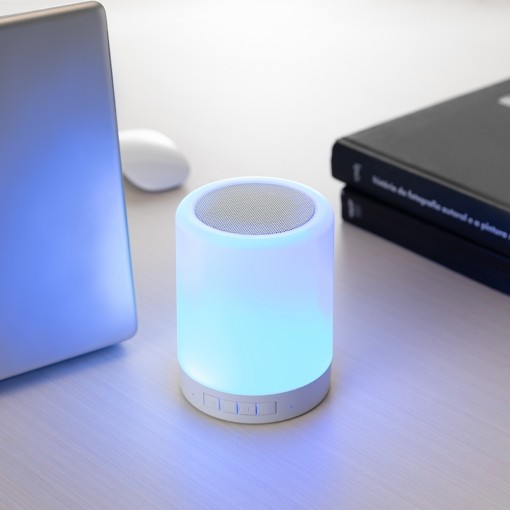 Caixa De Som Multimídia Com Luminária Personalizada Caixa De Som Multimídia Com Luminária Personalizada