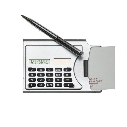 Calculadora Plástica Porta Cartão Personalizada Calculadora Plástica Porta Cartão Personalizada