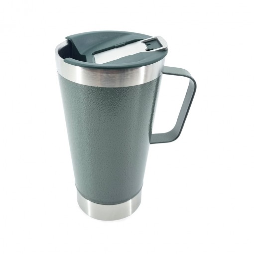 Caneca Térmica Inox Com Abridor 500Ml Personalizada Caneca Térmica Inox Com Abridor 500Ml Personalizada