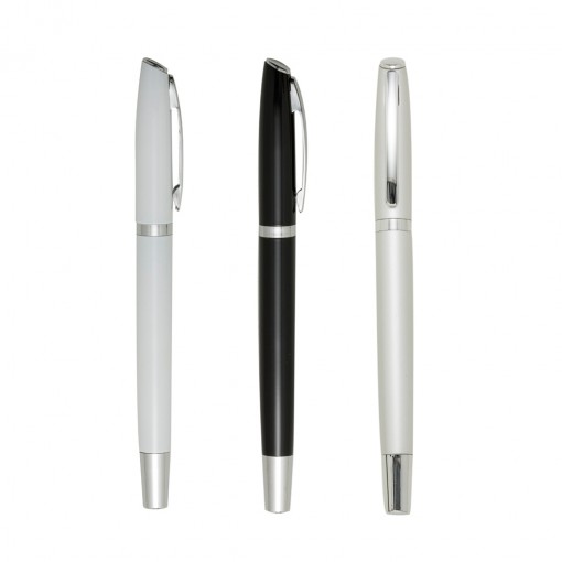 Caneta Metal Roller Com Tampa Personalizada Caneta Metal Roller Com Tampa Personalizada