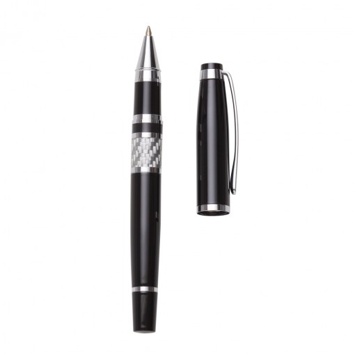 Caneta Metal Roller Preta Personalizada Caneta Metal Roller Preta Personalizada