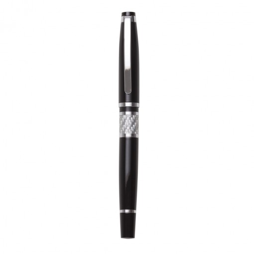 Caneta Metal Roller Preta Personalizada Caneta Metal Roller Preta Personalizada